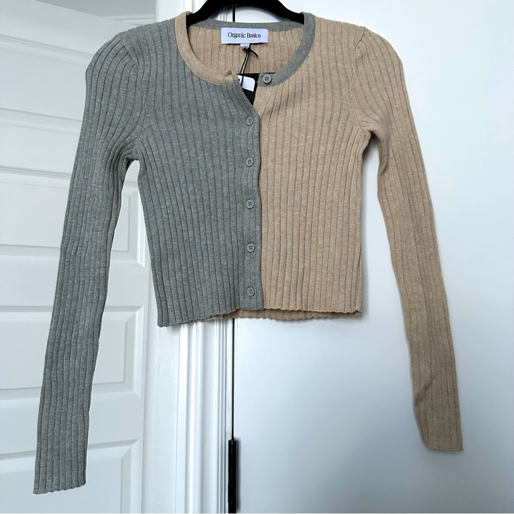 Organic Basics Knit Button Up Size XS